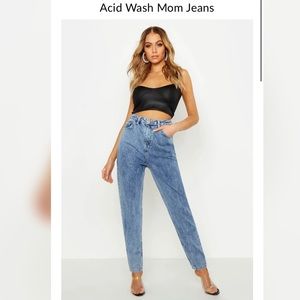 Acid Wash Mom jeans (New)